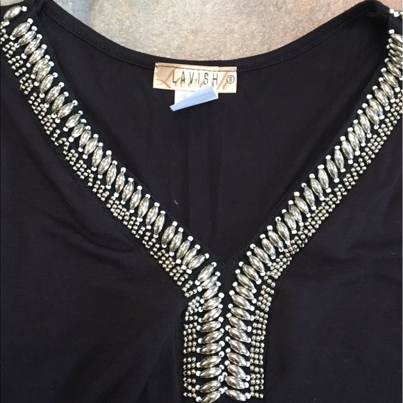 ✨Black asymmetrical Tunic - Picture 3 of 5