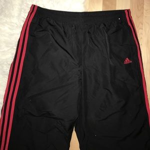 ADIDAS RED SWEATPANTS