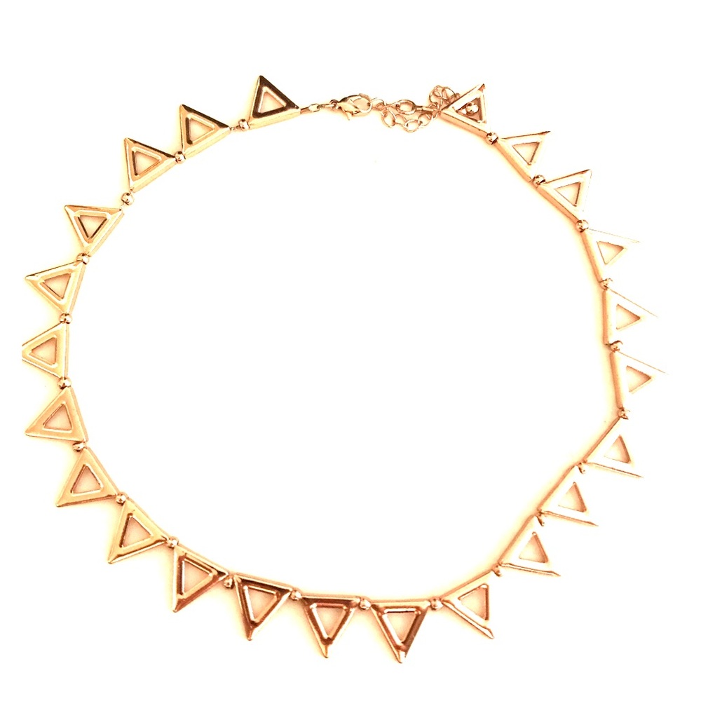 Gold Triangle Necklace