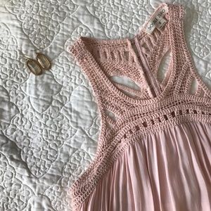 DOUBLE- ZERO Pale Pink dress