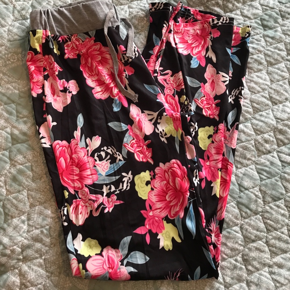 Floral lounge pants