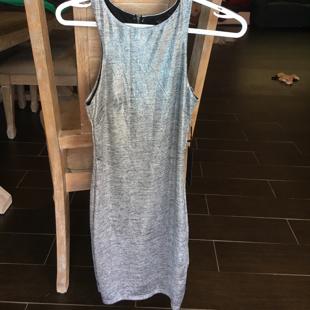 Brand new silver dress