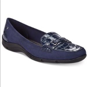 Karen Scott Shoes Loafer Blue Suede