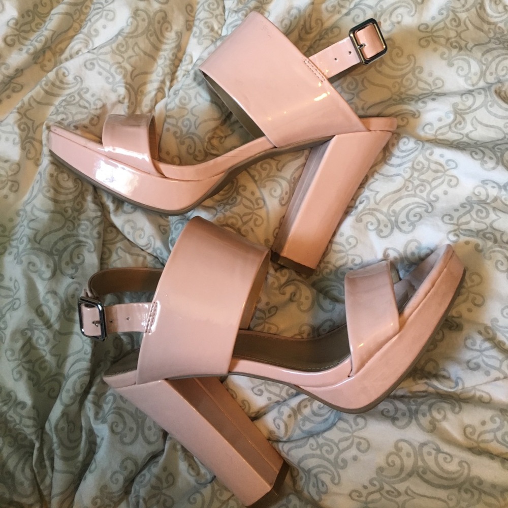 Pink Report Heels