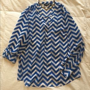 Comfy chevron blouse