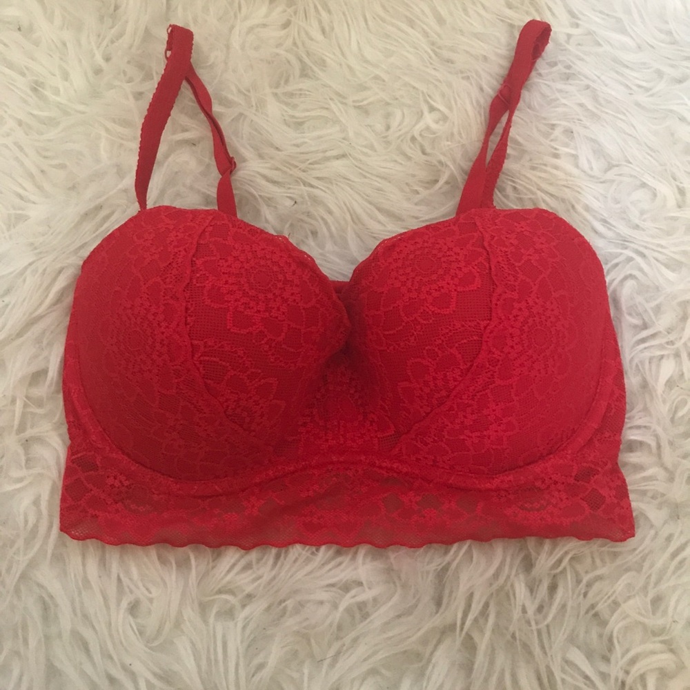 Red Lace VS Bralette
