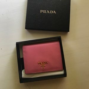 Pink Prada Wallet