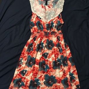 Short floral dress