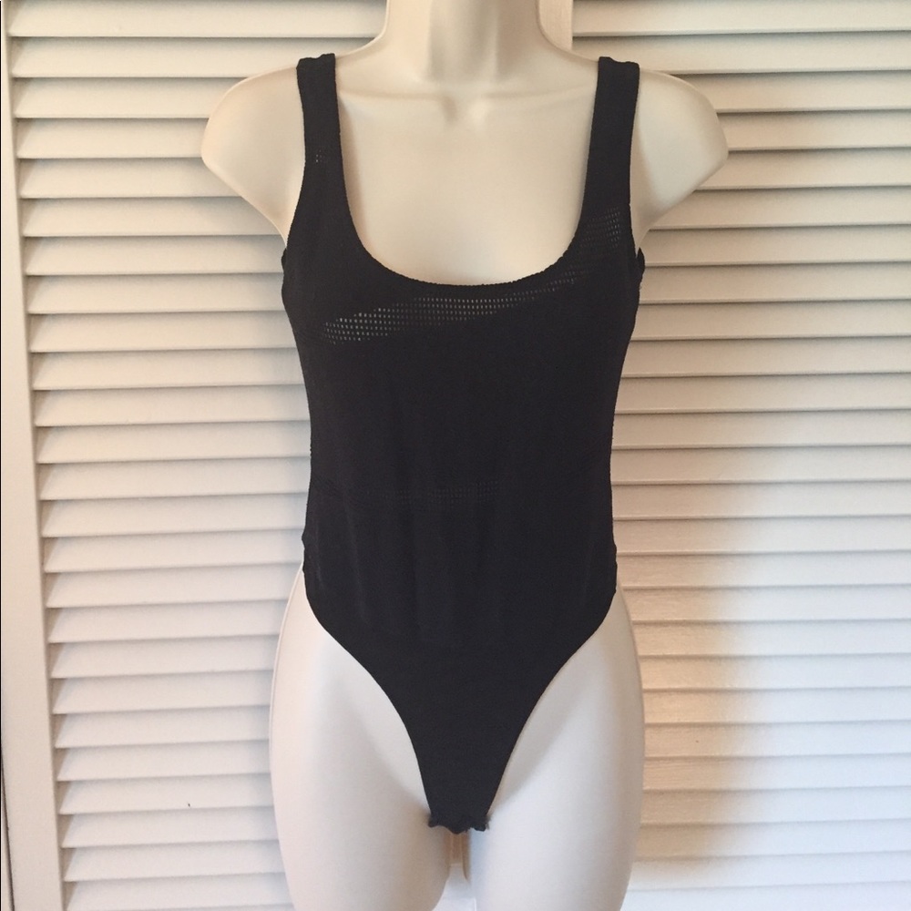 Black Cosabella Bodysuit