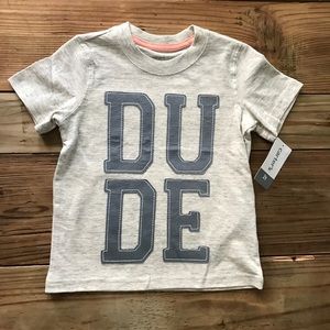 NEW Carters "Dude" Shirt