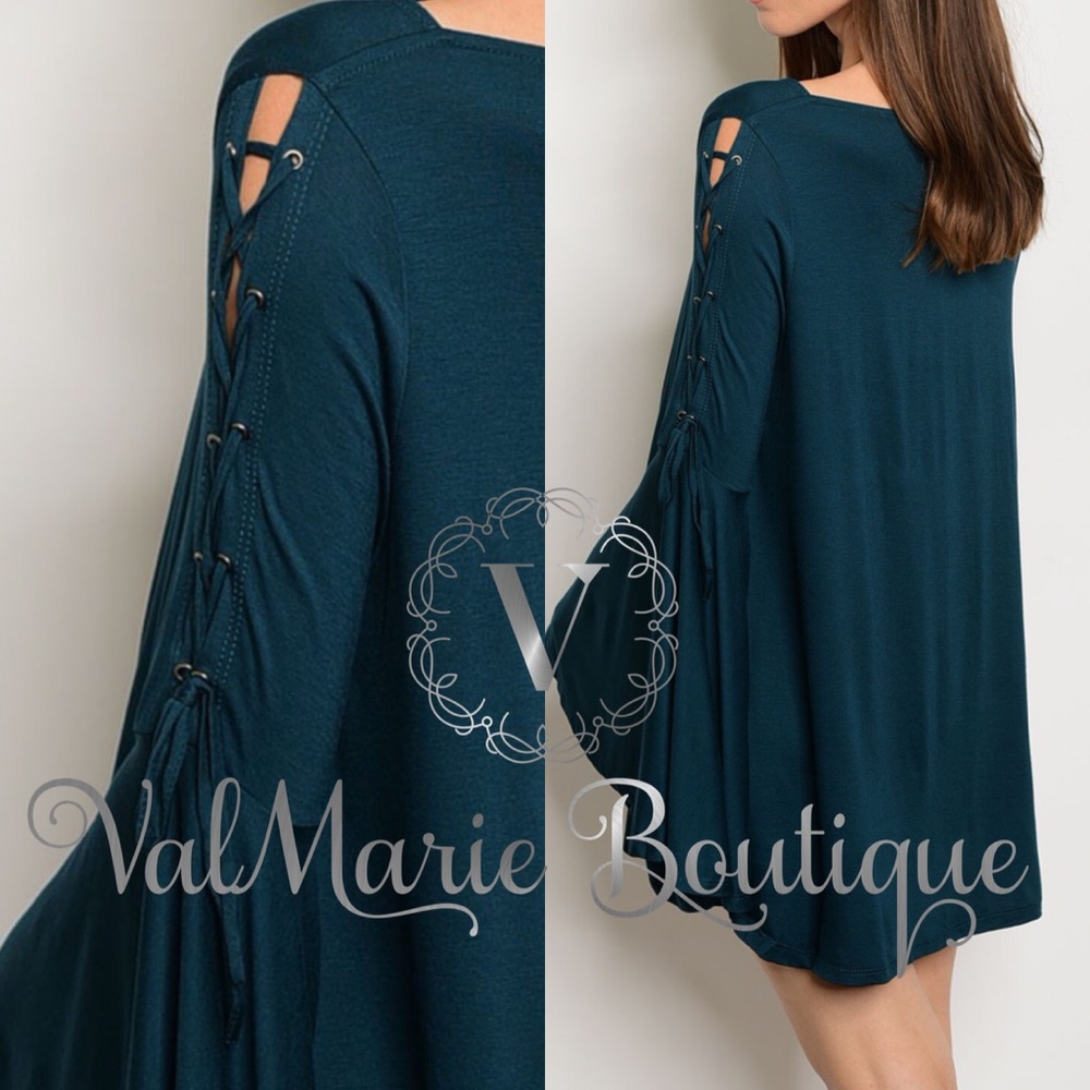 Bell Sleeve Tunic Dress - Picture 2 of 2