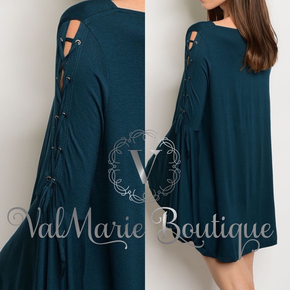 Bell Sleeve Tunic Dress - Picture 2 of 2