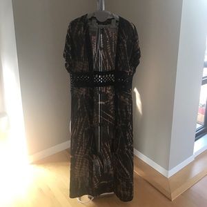 Brown/Black Swimsuit Coverup H&M