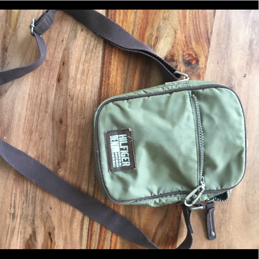 Tommy Hilfiger denim side bag.