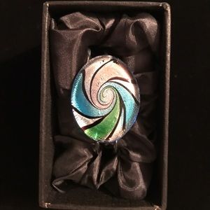 🔥FINAL🔥New Glass bracelet w/silver clasp