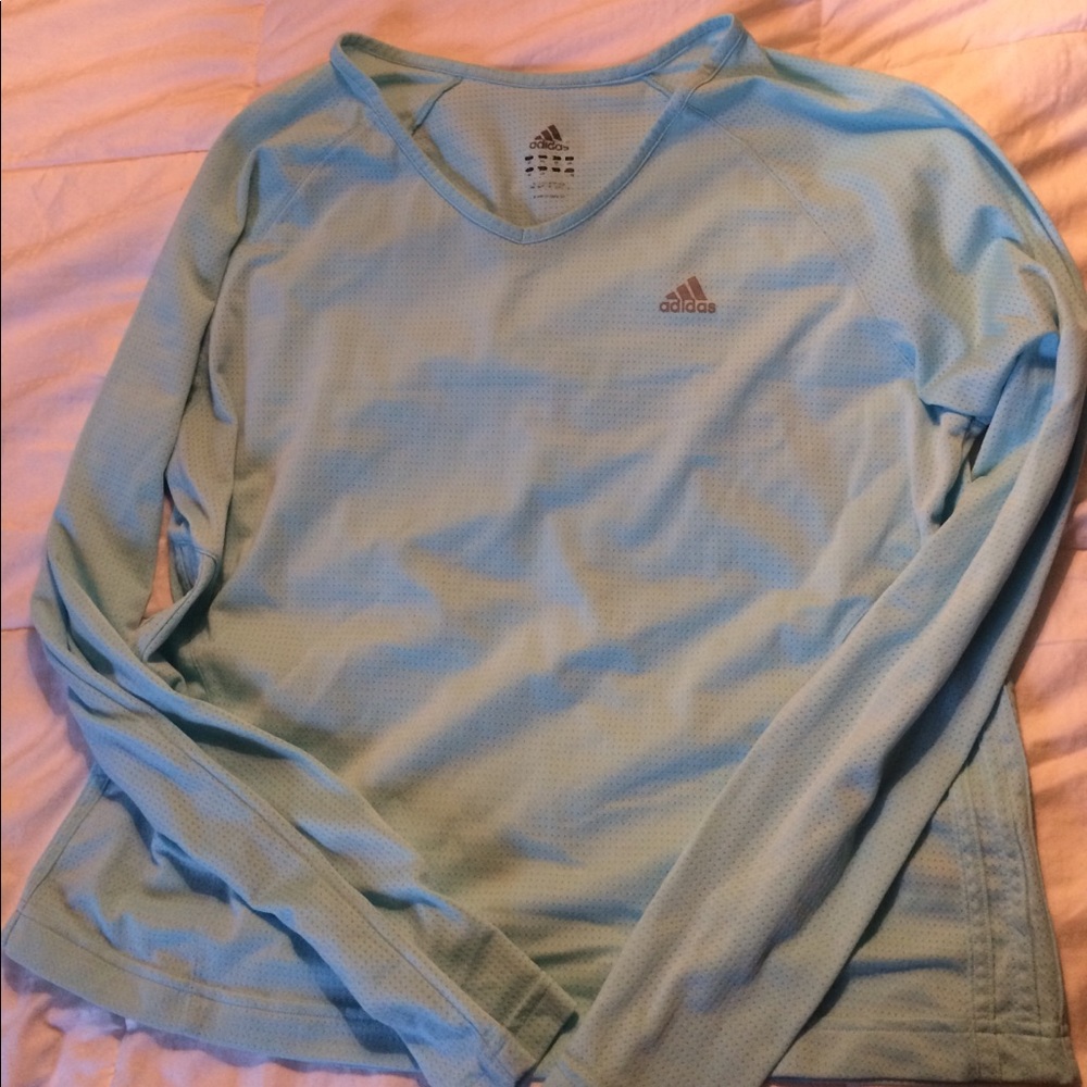 Adidas long sleeve (blue)