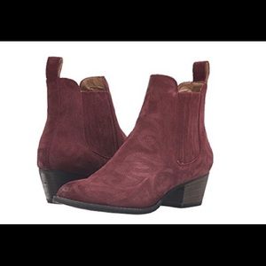 Dolce Vita 'Seth' Red Suede Bootie