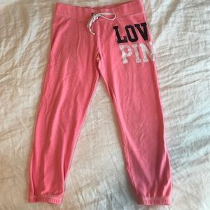 Pink Victoria's Secret sweats
