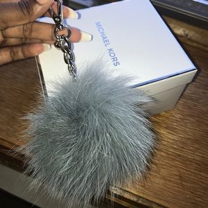 Dusty blue mk puff ball