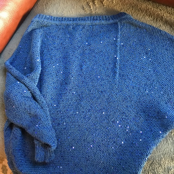 *Splendid Scoop Neck Cropped Sweater Sequined - Picture 8 of 8