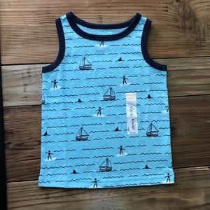 NEW Blue Boat Tank Top