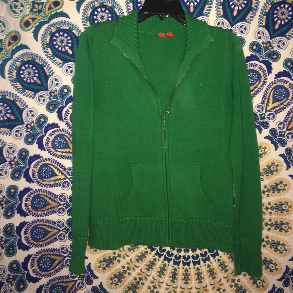 Espirt green sweatshirt full zip