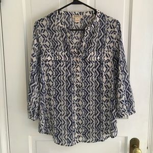 Lucky Brand sheer top