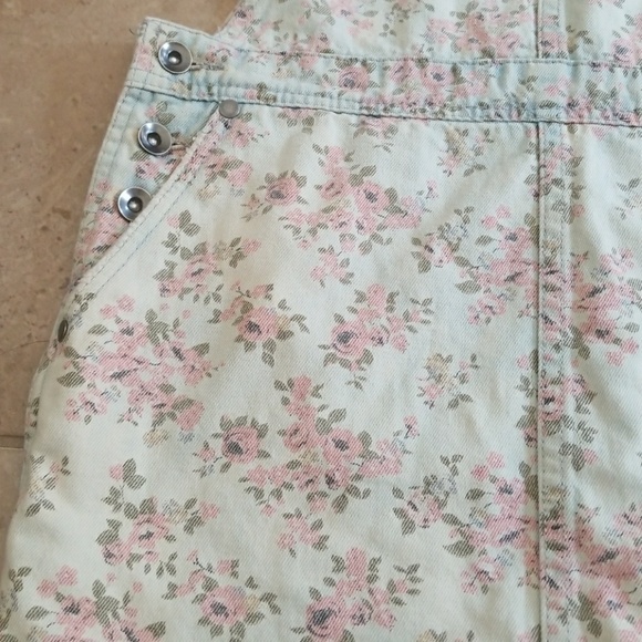 Forever 21 | Floral Denim Overall Skirt - Picture 3 of 6