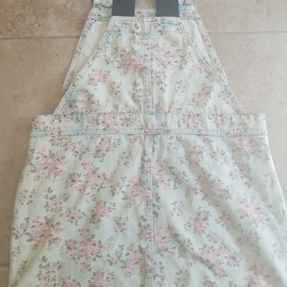 Forever 21 | Floral Denim Overall Skirt - Picture 6 of 6