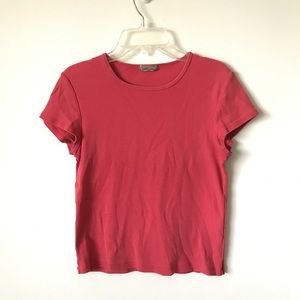 Coral J Crew Short Sleeve Shirt