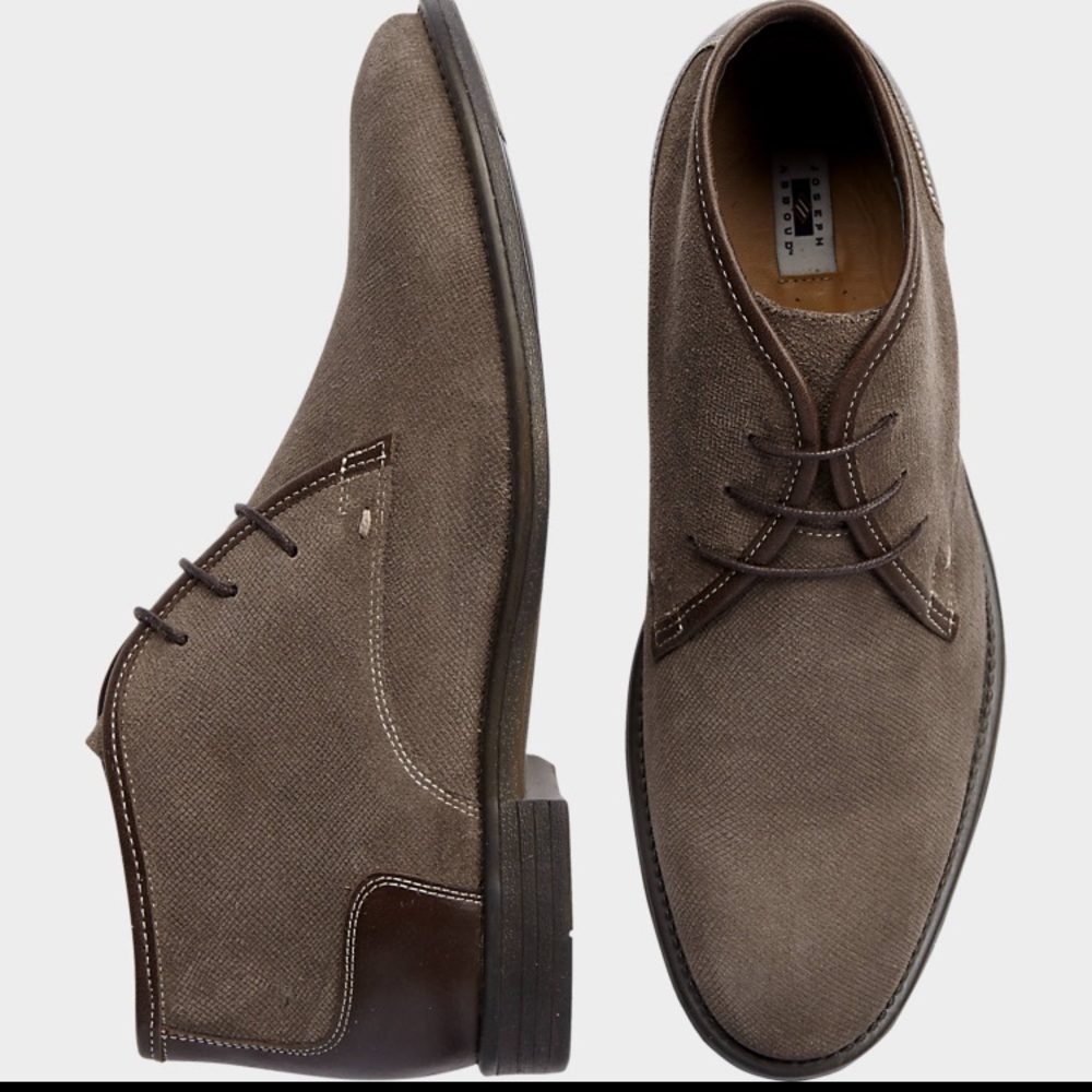 Joseph Abboud Gabe Rust Chukka Boots Men's New