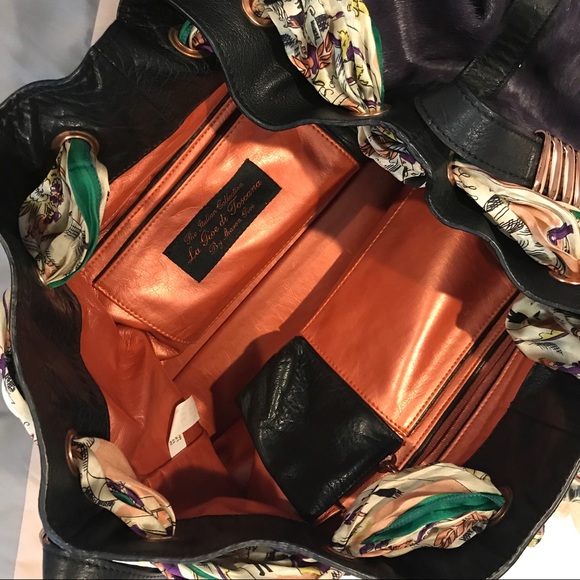 LIKE NEW La Gioe di Toscana by Sharon Gioe fur bag - Picture 5 of 11