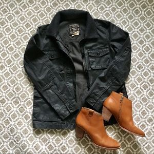 Washed & Aged J Crew Utility Jacket