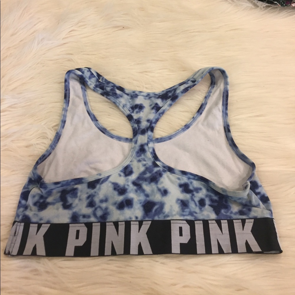 VS PINK BLUE TYE DYE BRA - Picture 3 of 3