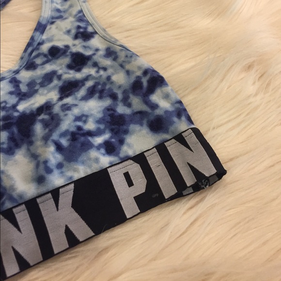 VS PINK BLUE TYE DYE BRA - Picture 2 of 3