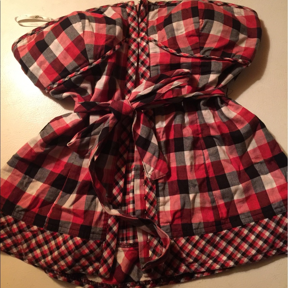 Guess courset tube top