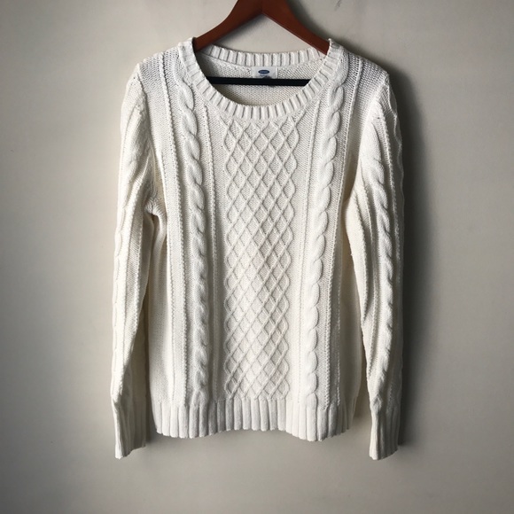 Old Navy Sweaters - Old Navy off white chunky knit sweater