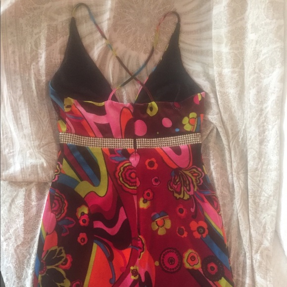 ๐ Velvet & Rhinestone Mini Dress ๐ - Picture 7 of 7