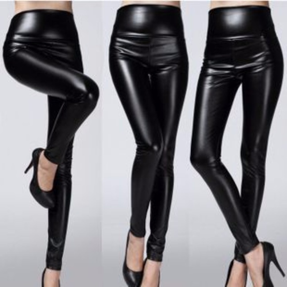 Faux Leather Jegging High Waist - Picture 5 of 8