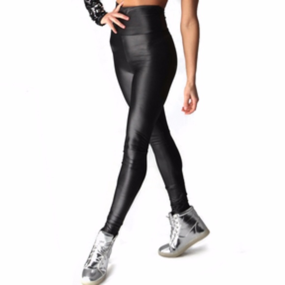 Faux Leather Jegging High Waist - Picture 6 of 8