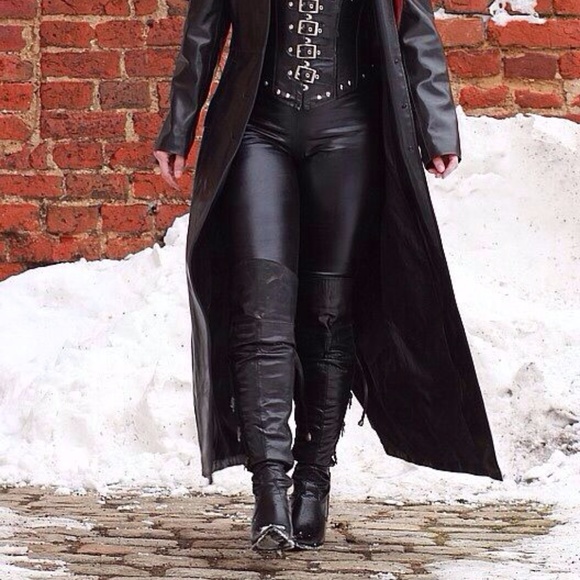 Faux Leather Jegging High Waist - Picture 3 of 8