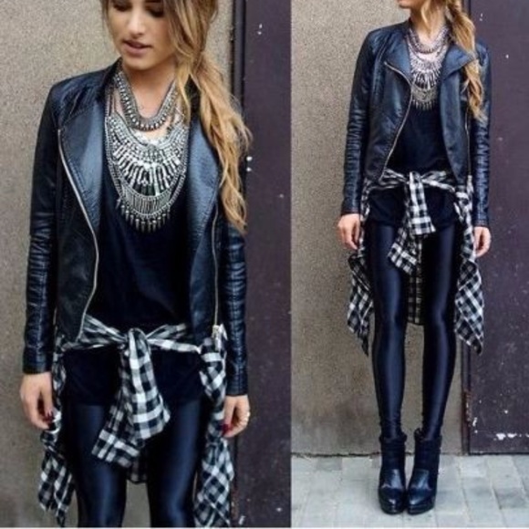 Faux Leather Jegging High Waist - Picture 4 of 8