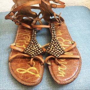 Beaded Sam Edelman Gladiator Sandals