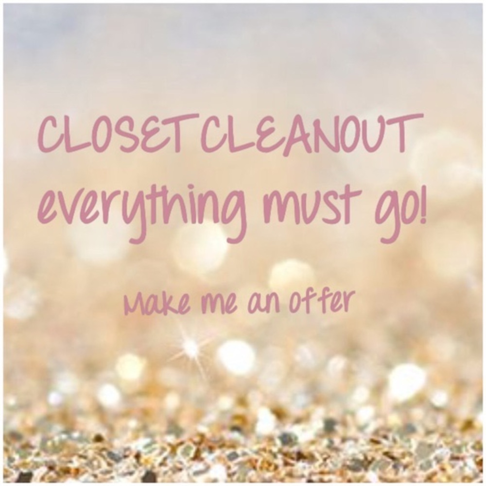 All prices lowered on all items! Make me an offer