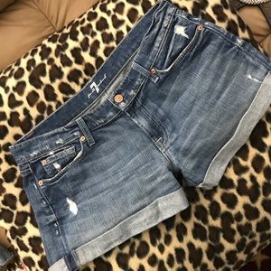 7 for all mankind shorts