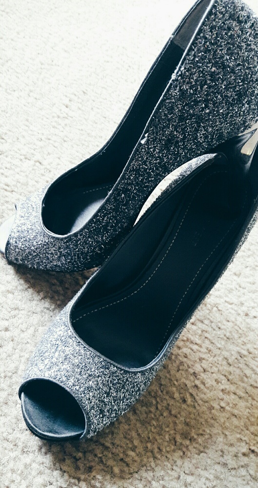 Nine West Sequin Heels