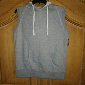 NWT Antigua Women's L Sleeveless SweatShirt Hood