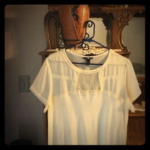 H&M SHEAR BODICE TOP
