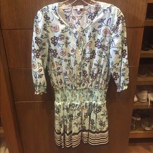 Juicy Couture Flower Print Dropwaist Dress