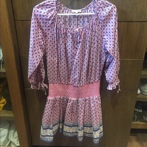 Juicy Couture Pink and Blue Dropwaist Dress